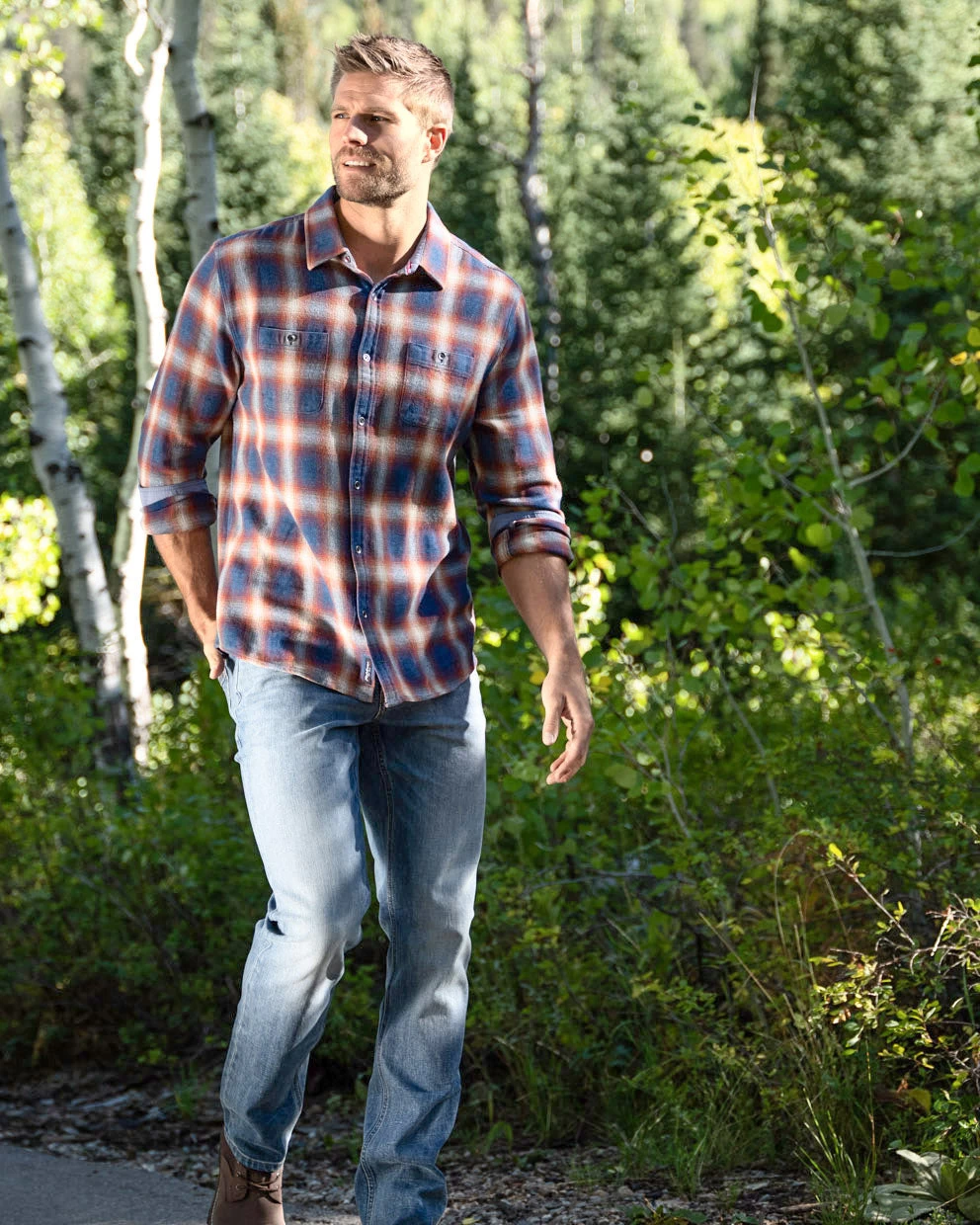 ALLENDALE VINTAGE WASHED FLANNEL SHIRT 3 ALLENDALE VINTAGE WASHED FLANNEL SHIRT