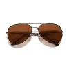 MONTEREY BROWN AVIATOR SUNGLASSES