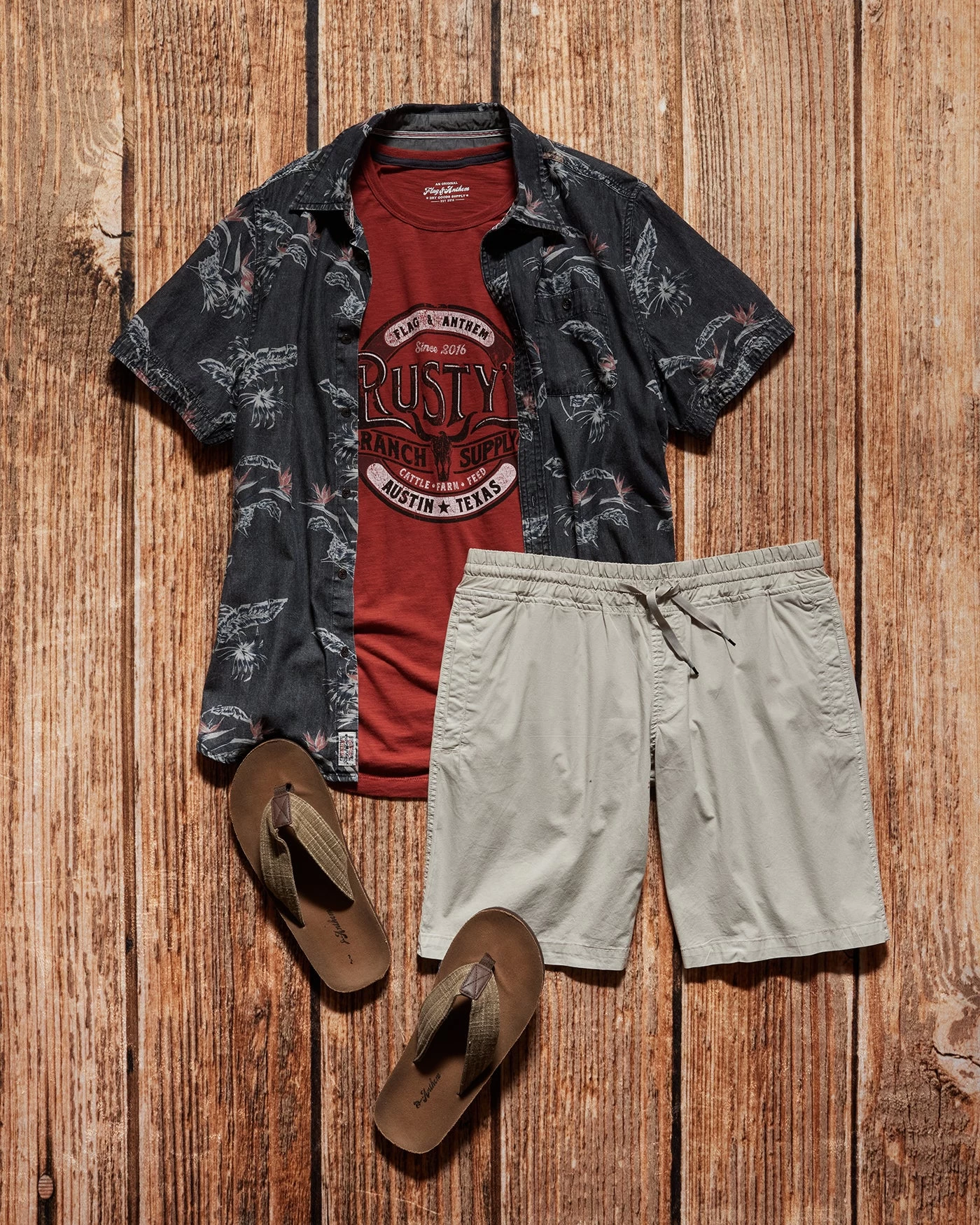 PINECREST PALM PRINT SHIRT (FINAL SALE) 9 PINECREST PALM PRINT SHIRT (FINAL SALE) - Image 7