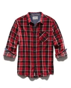 ELROY TEXTURED SHIRT 10 ELROY TEXTURED SHIRT -Style Vibe Shop HO19WS012 REDBLA ELROY LS DOBBY SHIRT 0006 c329056b 1401 498b 94fb 7b7ad748be74