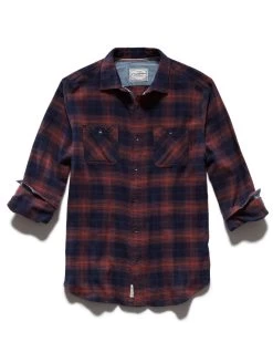 SMITHLAND FLANNEL SHIRT -Style Vibe Shop HO19WS234 RUSNVY SMITHLAND LS FLANNEL SHIRT 0003 955be02f 30c3 4cdb 9883 9b1d1657c3e1