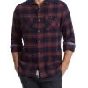SMITHLAND FLANNEL SHIRT -Style Vibe Shop HO19WS234 RUSNVY SMITHLAND LS FLANNEL SHIRT 0036 47650822 1f7e 40b8 9c88 6aef6cfc6b36