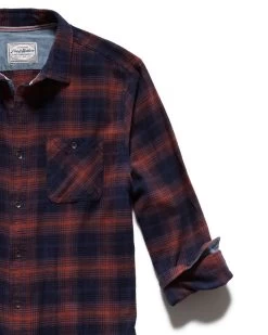 SMITHLAND FLANNEL SHIRT -Style Vibe Shop HO19WS234 RUSNVY SMITHLANDD LS FLANNEL SHIRT 0003 89f79f1c 9e6f 4290 81e7 851055e507a5
