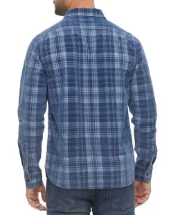 WINSLOW CORDUROY SHIRT 11 WINSLOW CORDUROY SHIRT -Style Vibe Shop HO22WS1000 NAVY WHITE 006