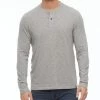 BIRMINGHAM SLUB HENLEY -Style Vibe Shop KT1266 GREY 006