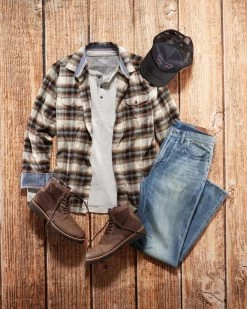 GORMAN FLANNEL SHIRT 13 GORMAN FLANNEL SHIRT -Style Vibe Shop Look 1 006