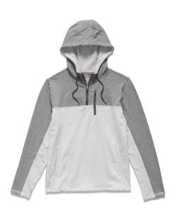 MADEFLEX MOVEMENT MICRO TERRY 1/4-ZIP HOODIE
