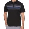 SHIELD CHEST STRIPE PERFORMANCE POLO