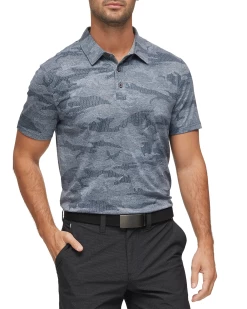 DESTIN CAMO PERFORMANCE POLO