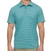 NAPLES STRIPED PERFORMANCE POLO