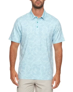 ROLAND LEAF PRINT PERFORMANCE POLO (FINAL SALE)