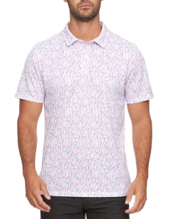 WILTON PRINTED PERFORMANCE POLO (FINAL SALE)
