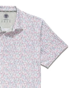 WILTON PRINTED PERFORMANCE POLO (FINAL SALE) -Style Vibe Shop M COREKT1628 WILTON PRINTED POLO WHITE COMBO d4a6fc49 6c5d 4e20 ba8d b72b7ec2ace7