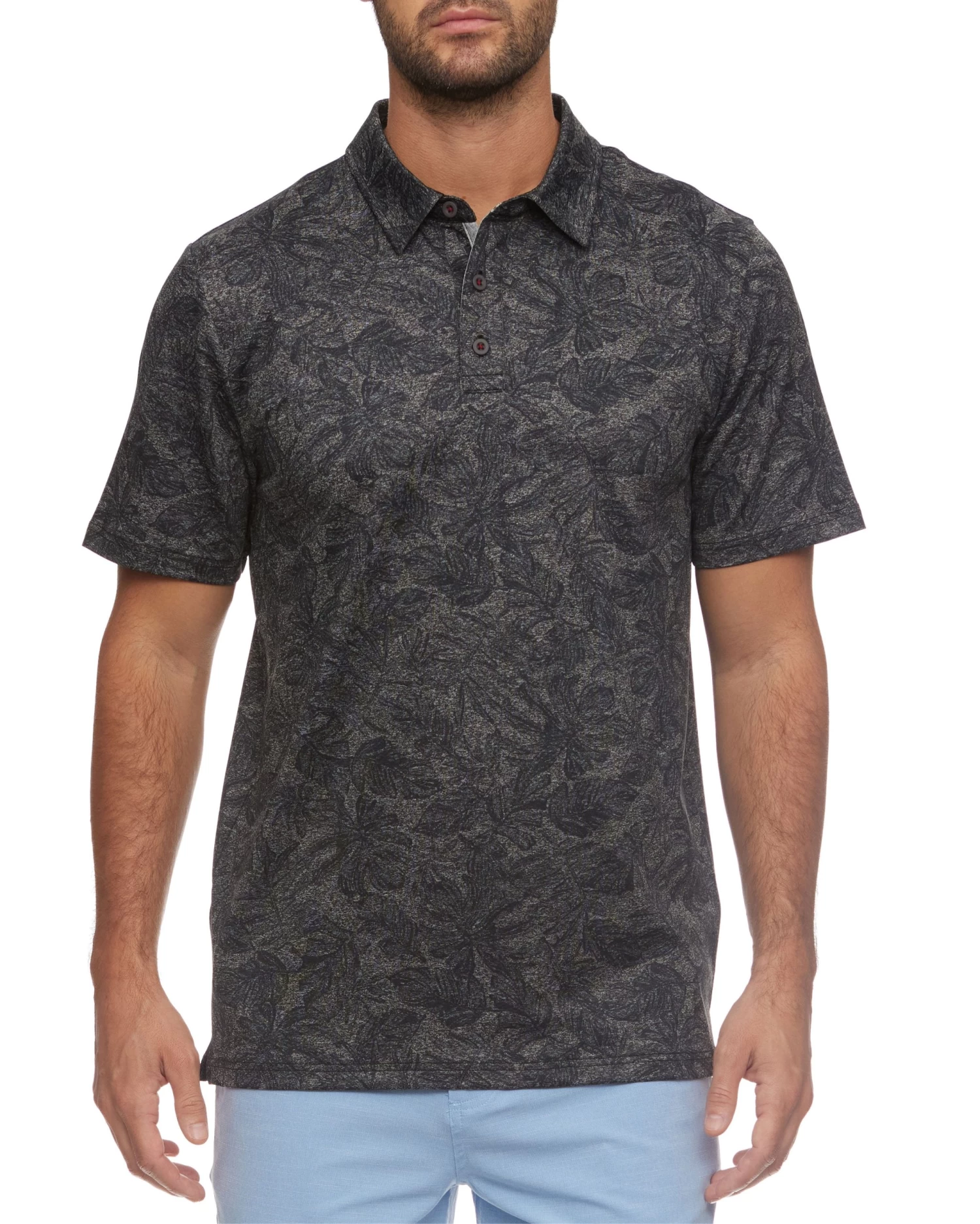 BRUTUS PALM PRINT PERFORMANCE POLO 5 BRUTUS PALM PRINT PERFORMANCE POLO - Image 3