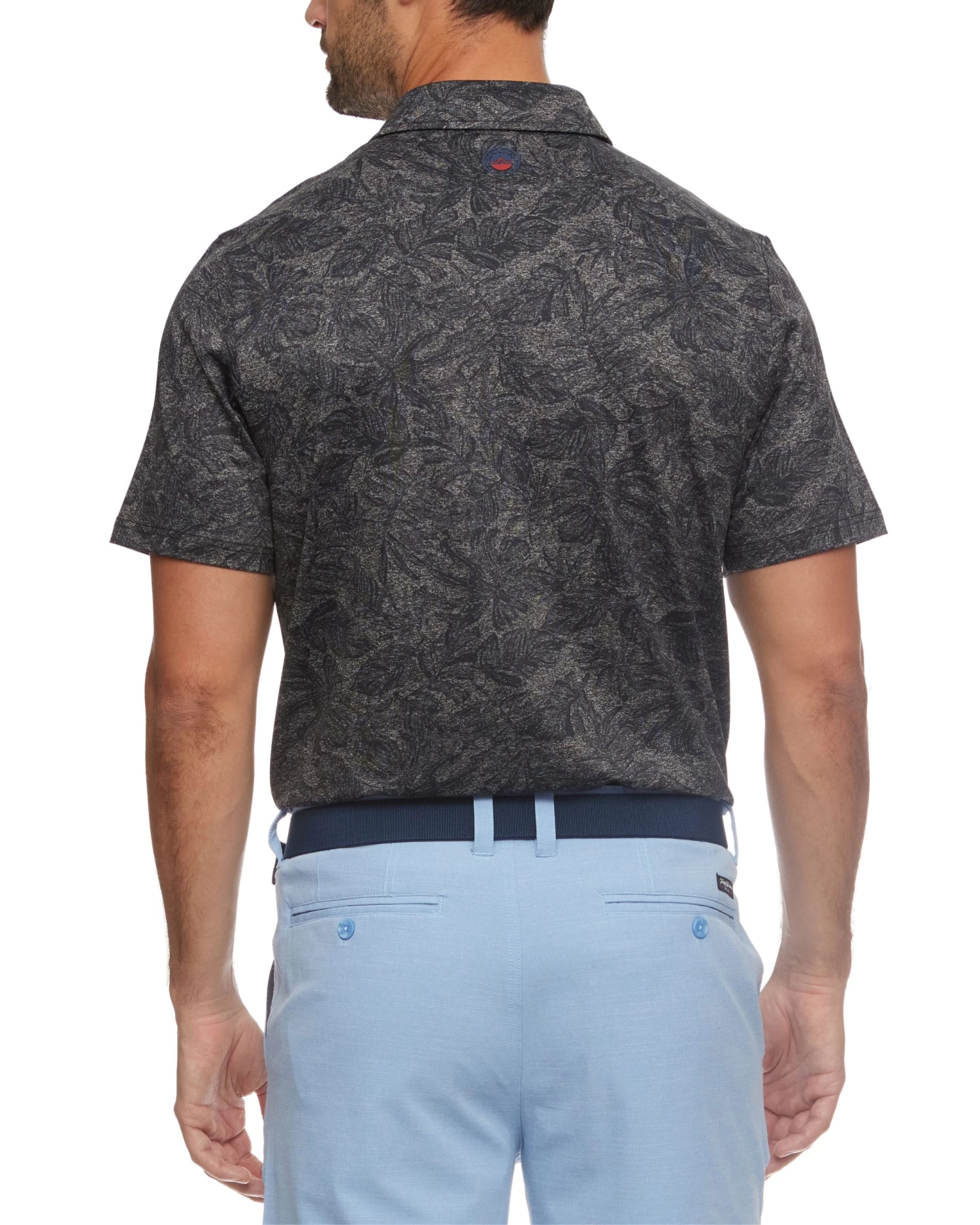 BRUTUS PALM PRINT PERFORMANCE POLO 4 BRUTUS PALM PRINT PERFORMANCE POLO - Image 2