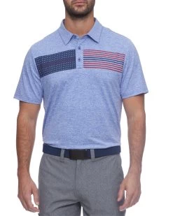 MARSHALL STARS & STRIPES PERFORMANCE POLO