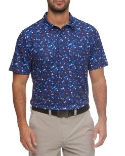 SOUTHWICK STAR PRINT PERFORMANCE POLO