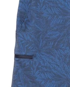 MADEFLEX ANY-WEAR HYBRID PALM PRINT SHORT - 8" INSEAM (FINAL SALE) -Style Vibe Shop M SM23SH1487 ANY WEAR HYBRID PALM PRINT 8 INCH SHORT NAVY 004 69394309 3e25 4471 9aff 62a5272fbe5f