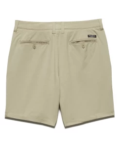 MADEFLEX ANY-WEAR HYBRID COTTON SHORT - 8" INSEAM -Style Vibe Shop M SP23SH1235 MILLEN PERFORMANCE HYBIRD SHORT 8 INCH KHAKI 006