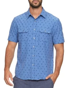 MADEFLEX FLAMINGO PRINT UPF PERFORMANCE SHIRT