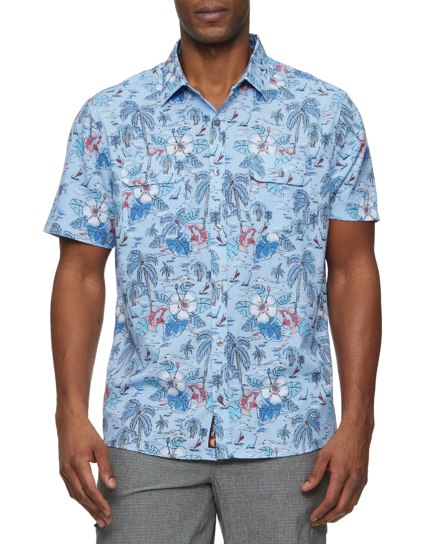MADEFLEX TROPICAL PRINT UPF PERFORMANCE SHIRT (FINAL SALE) 3 MADEFLEX TROPICAL PRINT UPF PERFORMANCE SHIRT (FINAL SALE)