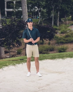 NEWTOWN GEO PRINT PERFORMANCE POLO -Style Vibe Shop Mccafreys May2022 124