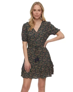 BRISTOL FLORAL PEASANT DRESS