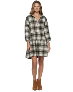 YORK TIERED SHIRTDRESS -Style Vibe Shop NOTAG 001