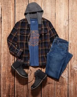 SUMMIT HOODED SHIRT JACKET -Style Vibe Shop OUTFIT 11 005