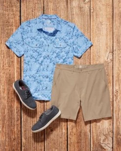 MADEFLEX FLAG ISLAND PRINT UPF PERFORMANCE SHIRT (FINAL SALE) -Style Vibe Shop OUTFIT 1 011 LORES1400