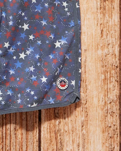 BURGESS STAR PRINT SWIM SHORT - 8" INSEAM (FINAL SALE) 9 BURGESS STAR PRINT SWIM SHORT - 8" INSEAM (FINAL SALE) - Image 7