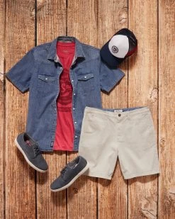 CROSSVILLE CHAMBRAY STRETCH WESTERN SHIRT (FINAL SALE) -Style Vibe Shop OUTFIT 8 008 LORES 465210d3 7f94 4616 be5e 50915782668e