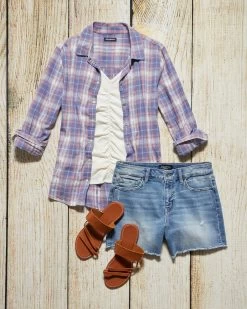 HARLEIGH VINTAGE WASHED SHIRT -Style Vibe Shop Outfit 14 006