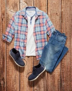 BIRMINGHAM SLUB RAGLAN HENLEY (FINAL SALE) -Style Vibe Shop REGULAR GROUP OUTFIT 01 156