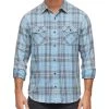 GLENDALE VINTAGE SOFT SHIRT -Style Vibe Shop SM22WS744 BLUE GREY 010