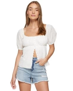 DOLLY EYELET TOP