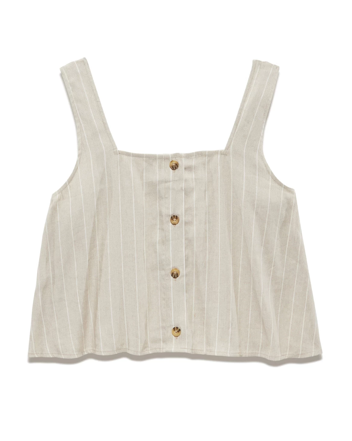 AVA LINEN-BLEND CROPPED TANK 9 AVA LINEN-BLEND CROPPED TANK - Image 7