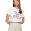 NASHVILLE KITTEN CAPITAL TEE -Style Vibe Shop SM23GT7085W WHT NASHVILLE KITTEN CAPITAL SS TEE 022