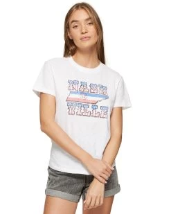 NASHVILLE KITTEN CAPITAL TEE -Style Vibe Shop SM23GT7085W WHT NASHVILLE KITTEN CAPITAL SS TEE 0901