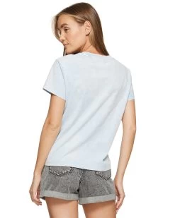 COUNT YOUR LUCKY STARS TEE -Style Vibe Shop SM23GT7088W BLUE COUNT YOUR LUCKY STARS 007