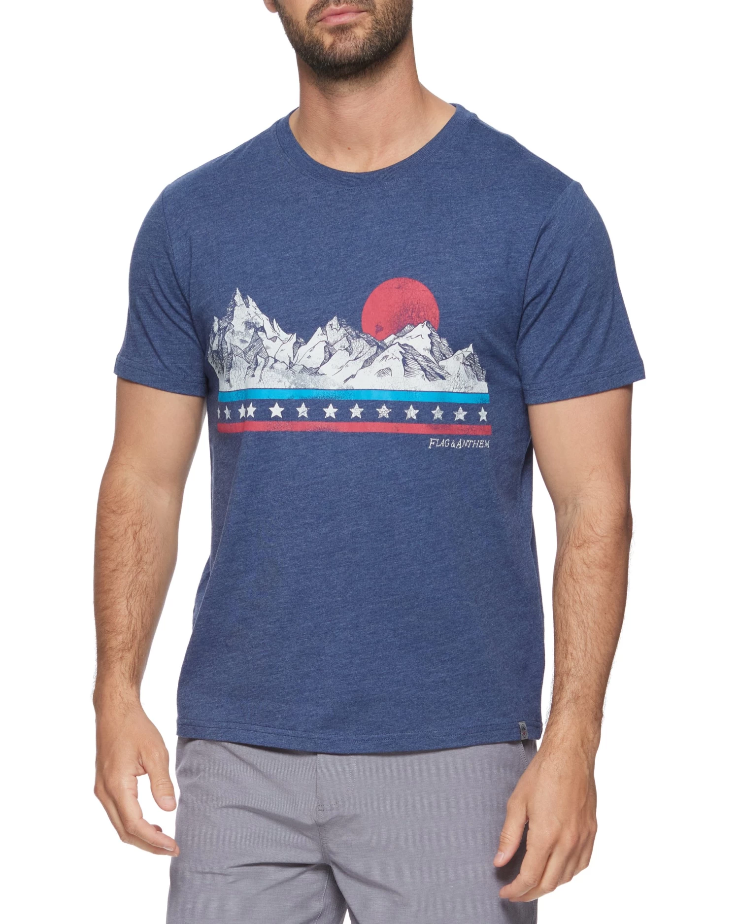 AMERICANA MOUNTAIN STRIPE TEE (FINAL SALE) 3 AMERICANA MOUNTAIN STRIPE TEE (FINAL SALE)