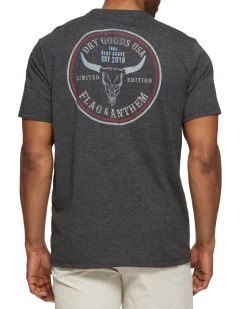 BULL SKULL STRIPED POCKET TEE (FINAL SALE)