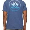GRADIENT MOUNTAIN TEE (FINAL SALE) -Style Vibe Shop SM23SS1202 GRADIENT MOUNTAIN SS TEE NAVY HEATHER 013
