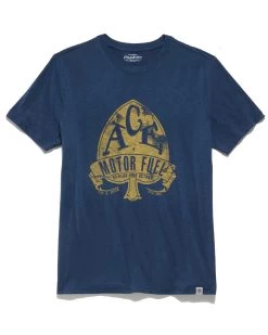 ACE MOTOR FUEL SLUB TEE (FINAL SALE) -Style Vibe Shop SM23SS876 ACE MOTOR FUEL NAVY 002
