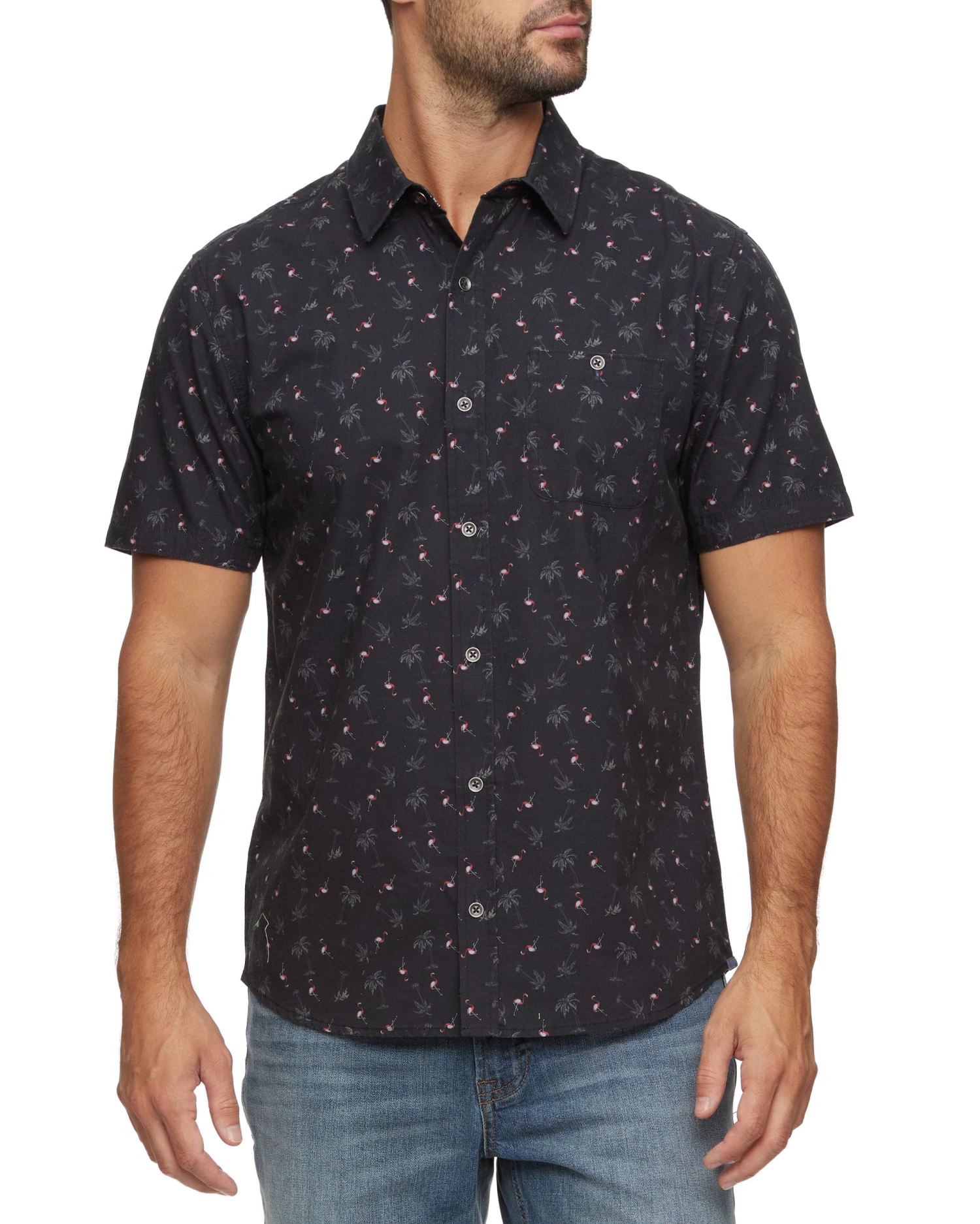 BARDWELL FLAMINGO PRINT SHIRT (FINAL SALE) 3 BARDWELL FLAMINGO PRINT SHIRT (FINAL SALE)