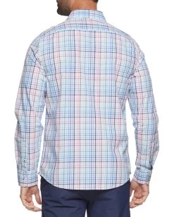 GRANGER SHIRT 9 GRANGER SHIRT -Style Vibe Shop SP20WS163 GRANGER LS SHIRT BLUE PINK GREEN 004