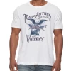 WHISKEY EAGLE SLUB TEE (FINAL SALE) -Style Vibe Shop SP21SS916V WHITE 009