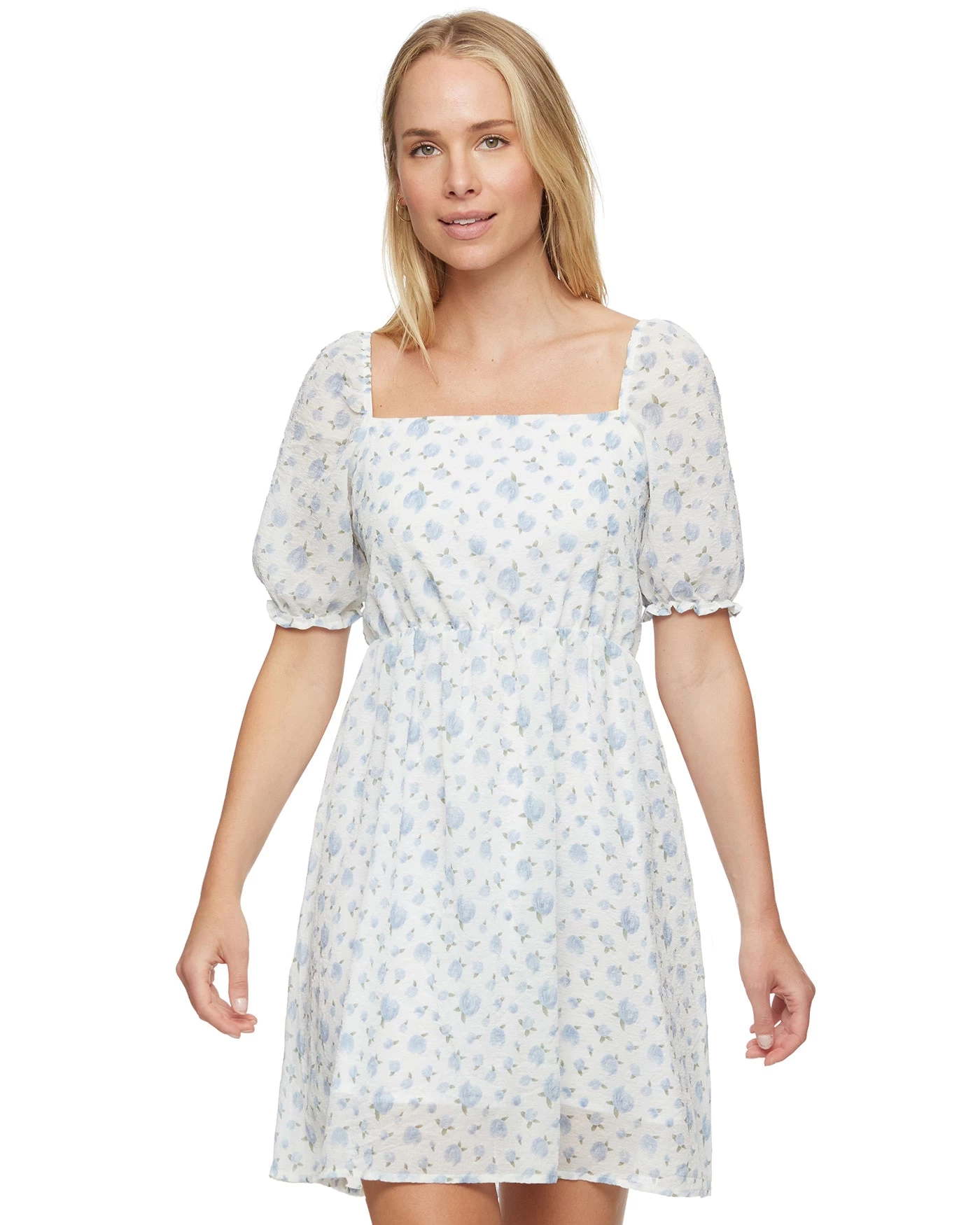 MAYETTA FLORAL PUFF SLEEVE TIE-BACK MINI DRESS 5 MAYETTA FLORAL PUFF SLEEVE TIE-BACK MINI DRESS - Image 3