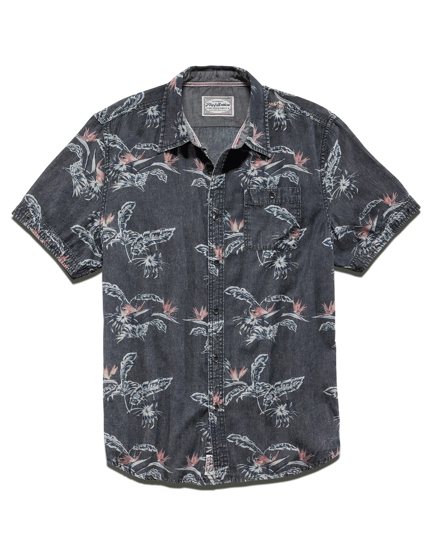 PINECREST PALM PRINT SHIRT (FINAL SALE) 5 PINECREST PALM PRINT SHIRT (FINAL SALE) - Image 3