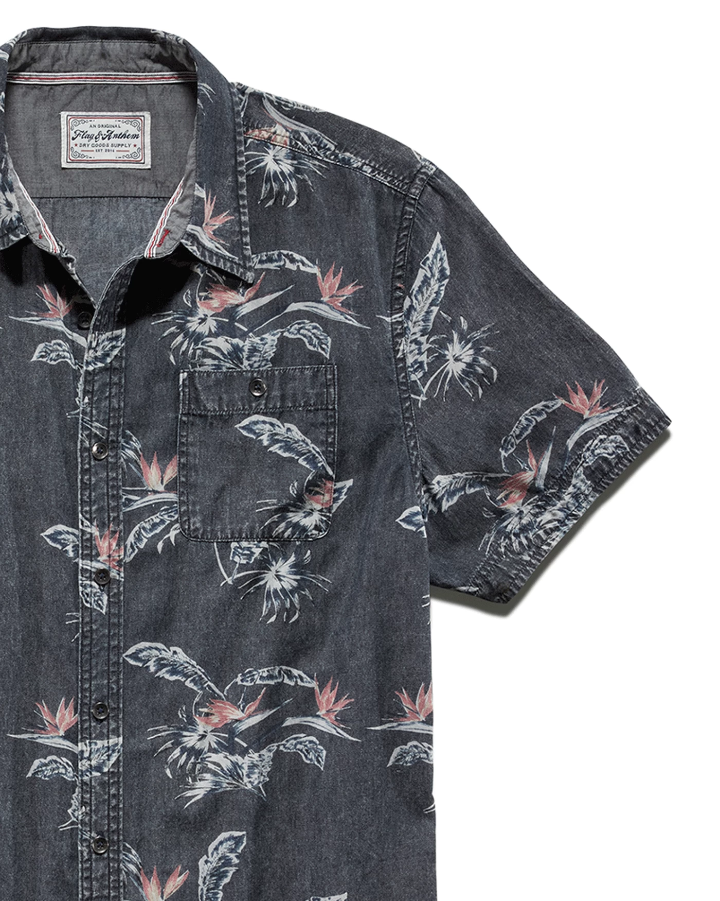 PINECREST PALM PRINT SHIRT (FINAL SALE) 7 PINECREST PALM PRINT SHIRT (FINAL SALE) - Image 5
